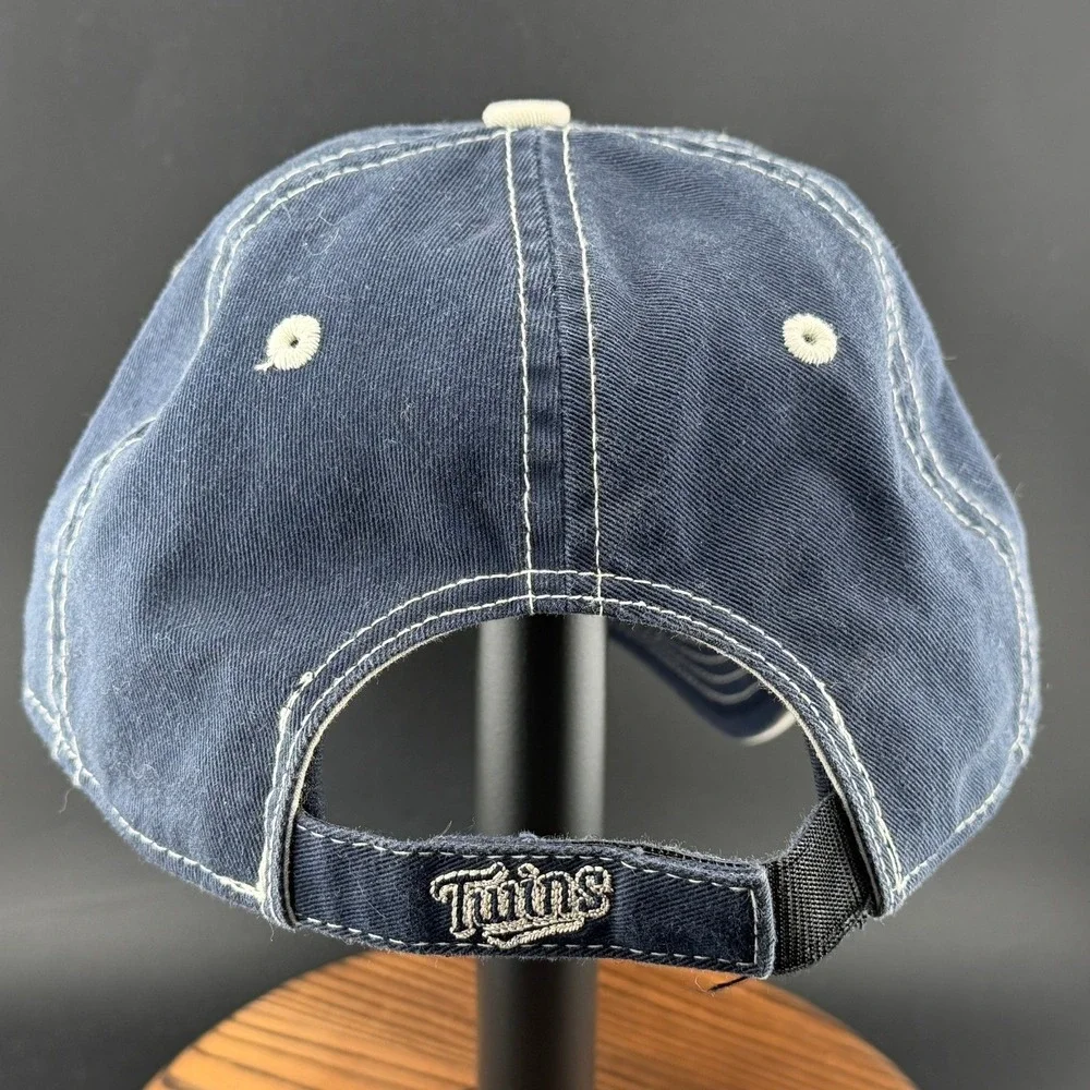 New Era Minnesota Twins MLB Youth Baseball Cap-Navy Blue, White Stitch TC Logo